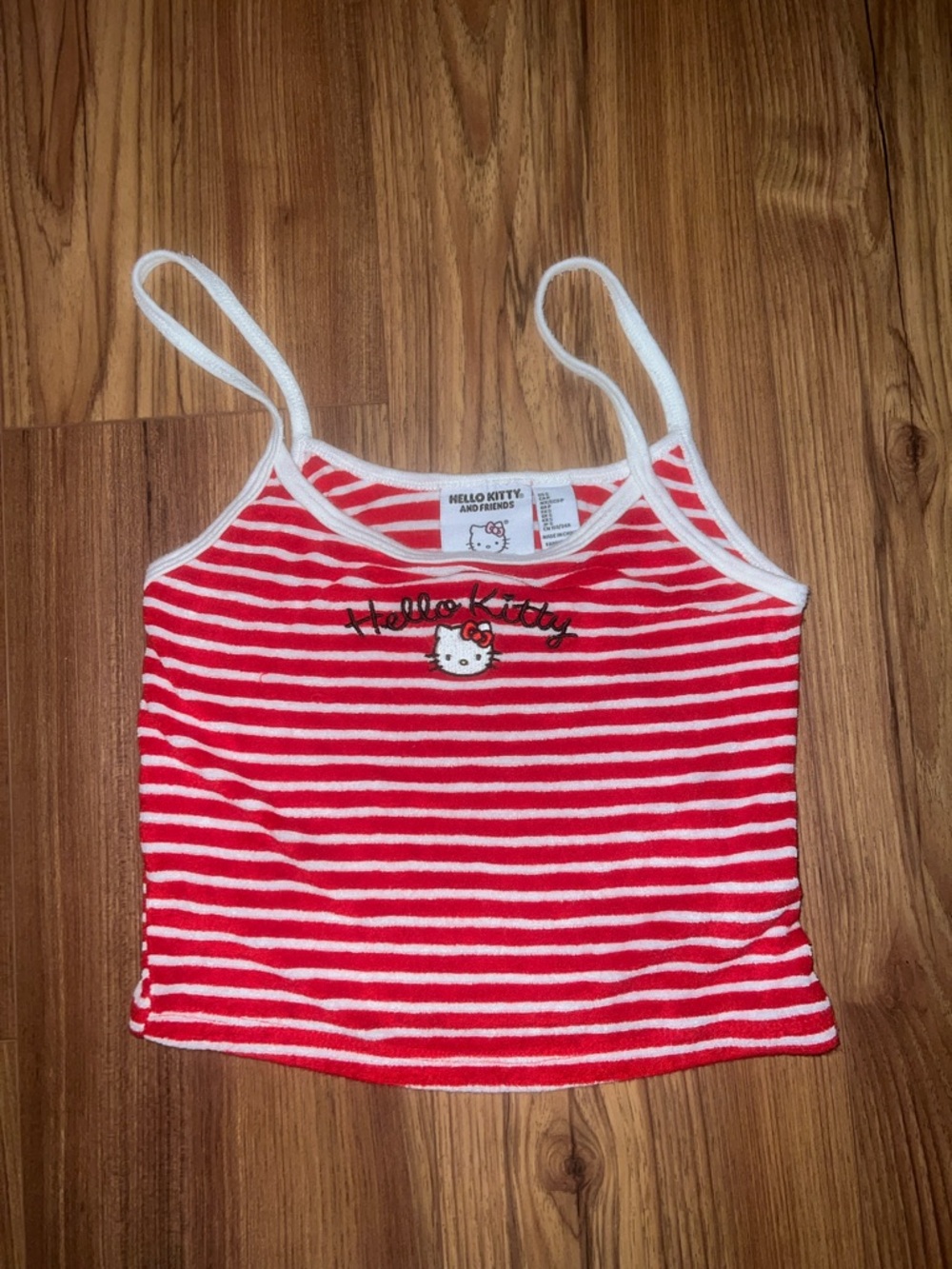 Hello Kitty Red & White Striped Cami